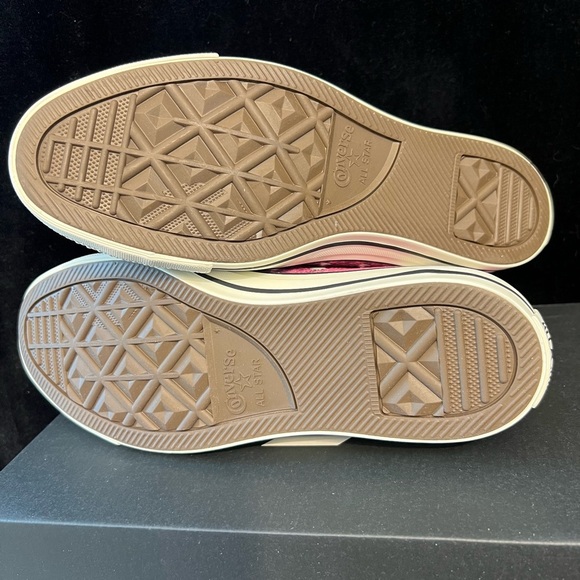 CONVERSE Orchid Abyss/Egret/Black Chuck Taylor All Star Glitter SZ 11 - Picture 13 of 16